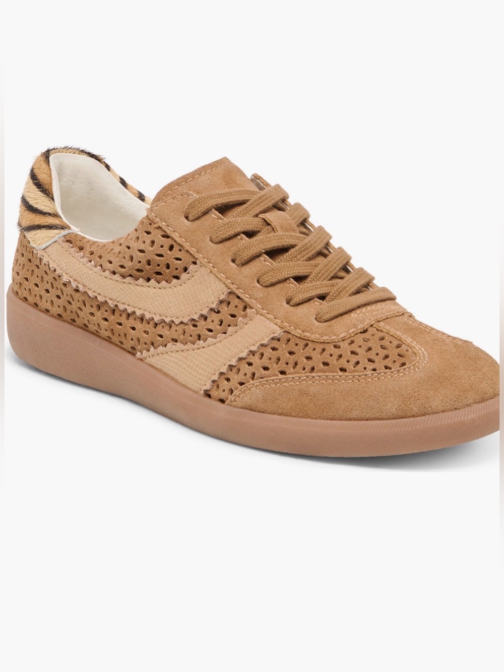 NWT dolce vita Merit Perf Sneakers - Pecan Perforated Suede